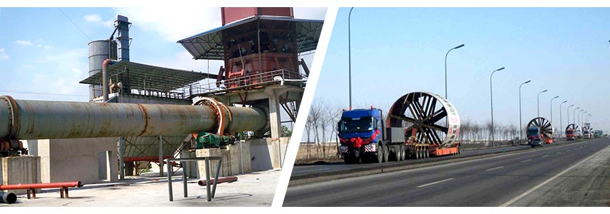 红星水泥回转窑现场及发货 红星水泥回转窑现场及发货