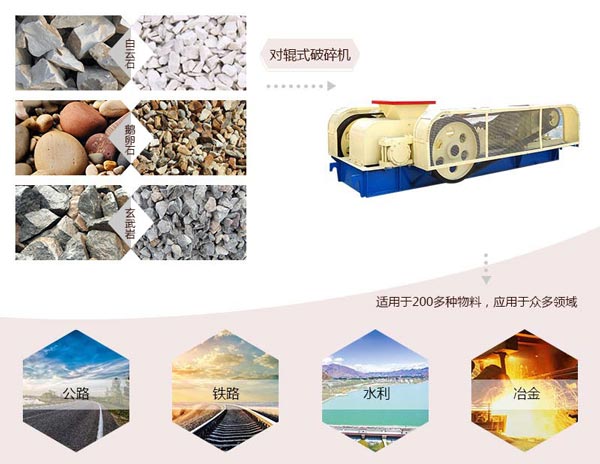 石子对辊式破碎机破碎领域广 石子对辊式破碎机破碎领域广