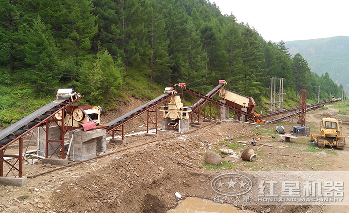 制砂生产线现场 制砂生产线现场