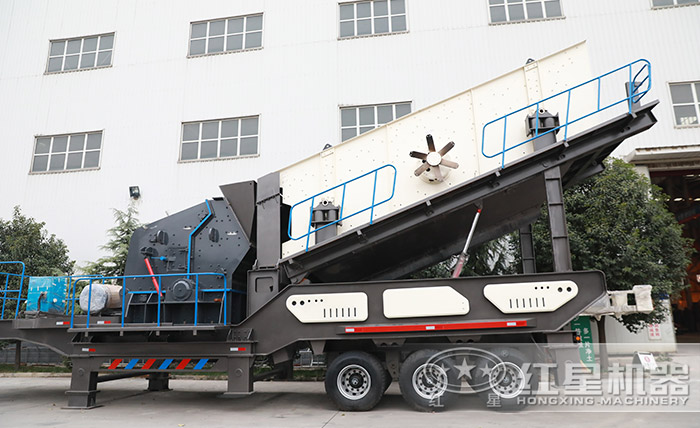 建筑垃圾移动破碎站 建筑垃圾移动破碎站