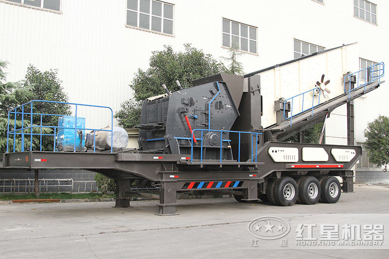 轮胎式建筑渣土粉碎机 轮胎式建筑渣土粉碎机