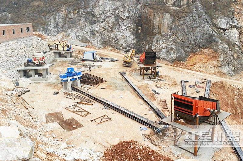 制砂生产线现场图 制砂生产线现场图