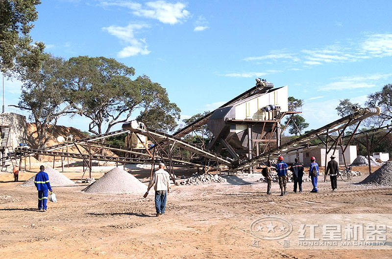 砂石生产现场 砂石生产现场