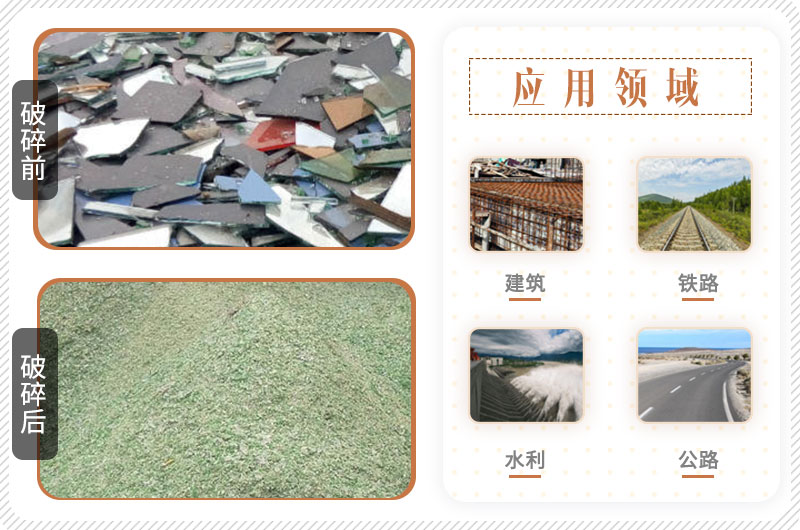玻璃破碎后应用范围 玻璃破碎后应用范围