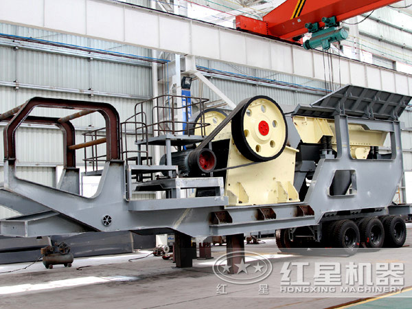红星移动式石头破碎机 红星移动式石头破碎机