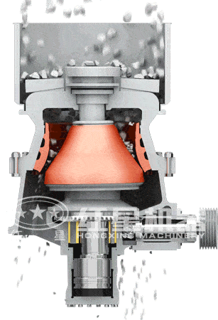 圆锥破碎机原理图 圆锥破碎机原理图